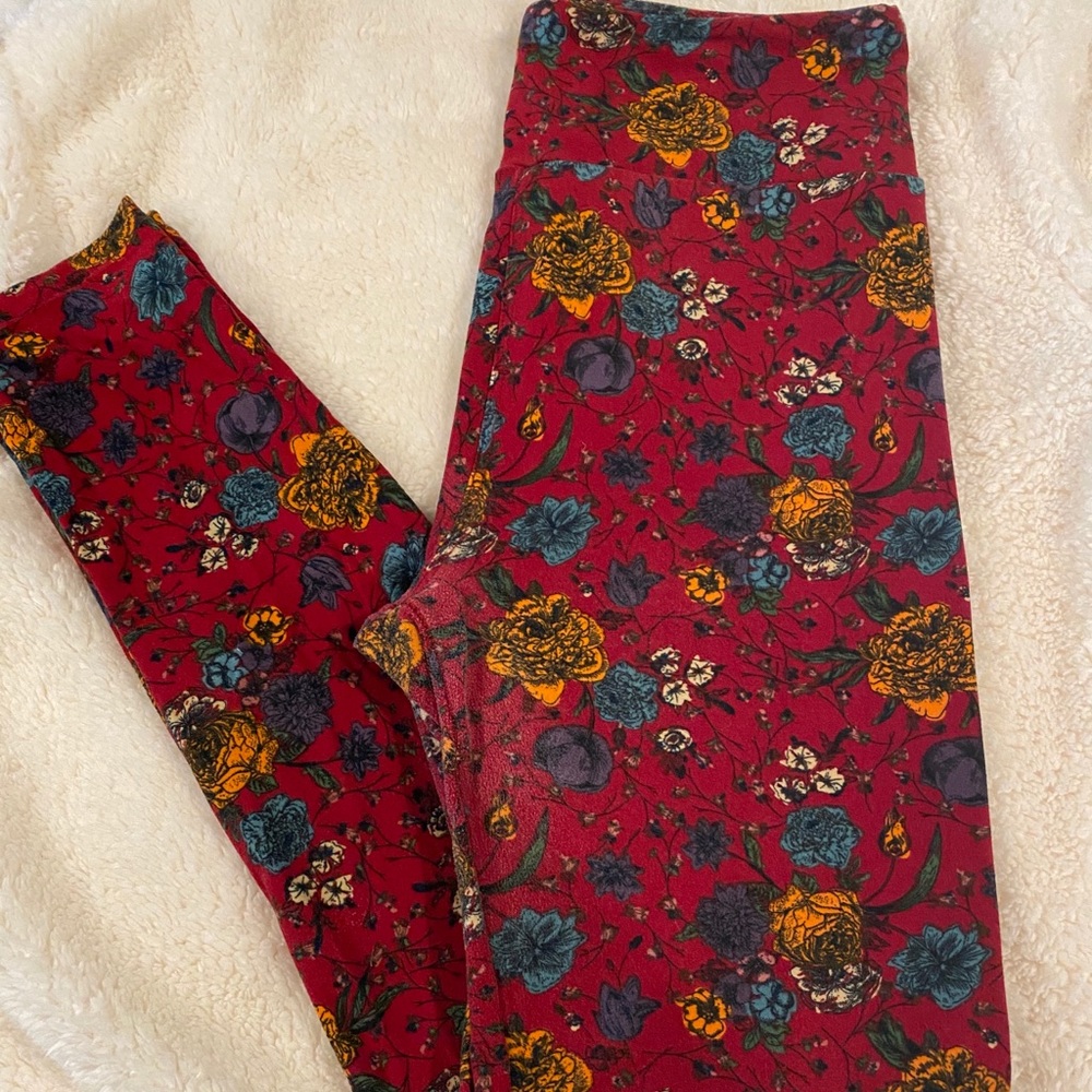 LuLaRoe OS Floral Legging